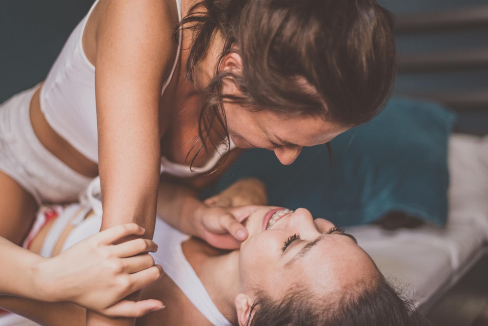 sexleksaker för par parleksak vibrator strap on dildo lesbisk