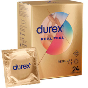 DUREX - REAL FEEL - KONDOMER - 24 ST