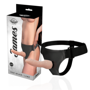 HARNESS ATTRACTION - JAMES STRAP-ON 16 X 3.3CM
