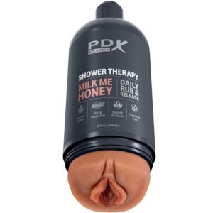 PDX PLUS - STROKER DISCREET DESIGN SHAMPOO FLASKA MILK ME HONEY CARAMEL