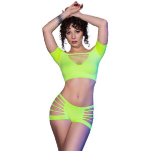 CHILIROSE - CR 4433 TOP & SHORTS