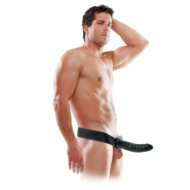 Fetish fantasy - 19 cm hollow strap-on - svart - img 19355 8841f14998ff737bb1245095e9a124ef 1 1