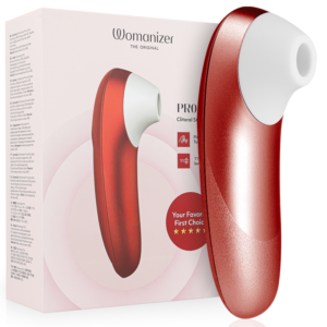 WOMANIZER - PRO CLITORAL STIMULATOR - RÖD