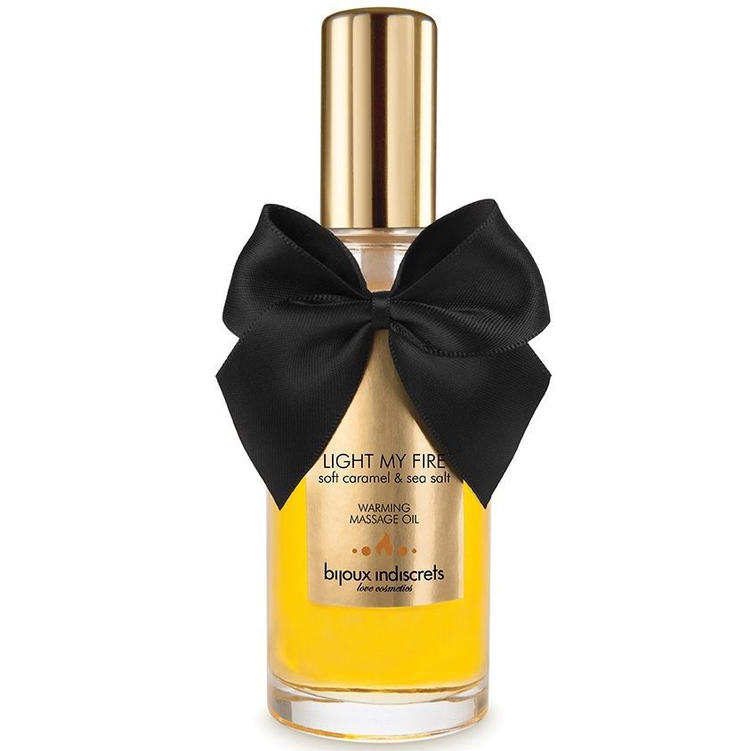 BIJOUX INDISCRETS - LIGHT MY FIRE - VÄRMANDE OLJA - KARAMELL