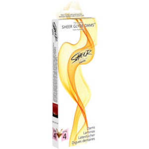 SHEER GLYDE - SLICKLAPPAR STRAWBERRY - 4 ST