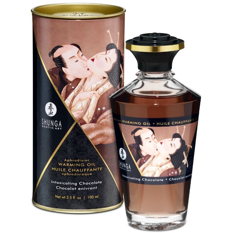 SHUNGA - APHRODISIAC WARMING OIL -CHOCOLATE