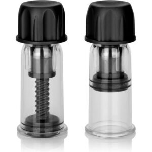CALEX - VACUUM TWIST NIPPLE SUCKERS - SVART