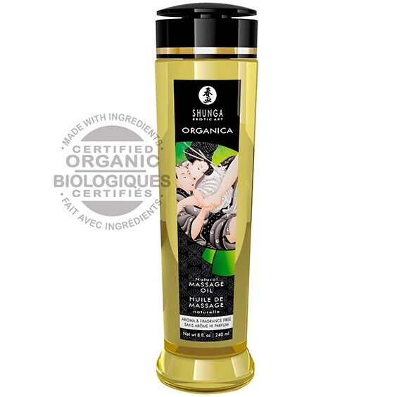 SHUNGA - KISSABLE MASSAGE OIL ORGANICA