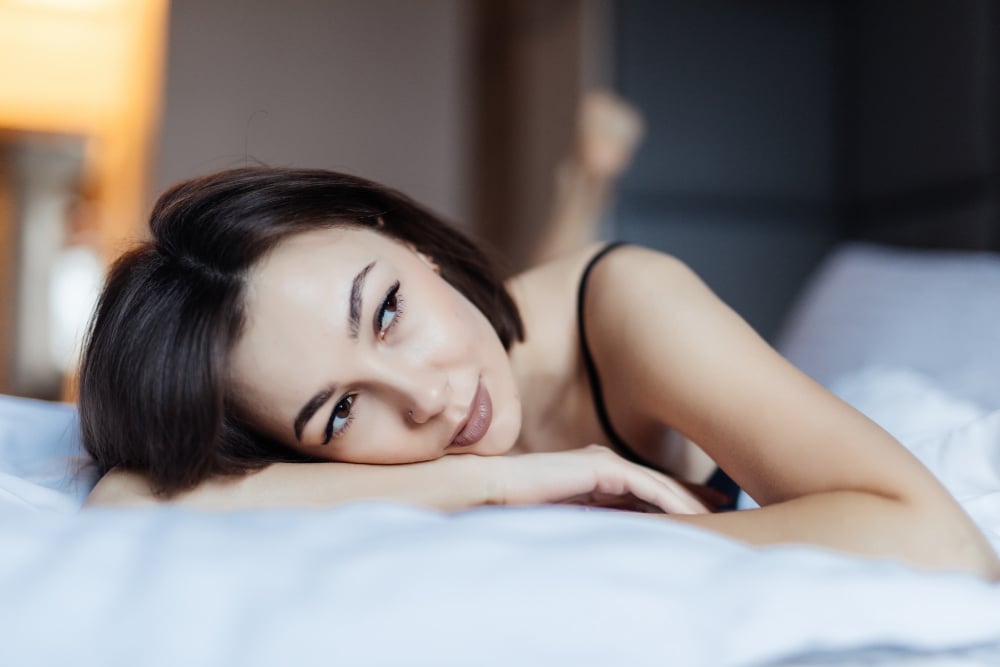 Sexleksaker för tjejer kvinna kvinnlig njutning slicka fitta pulla vagina onanera